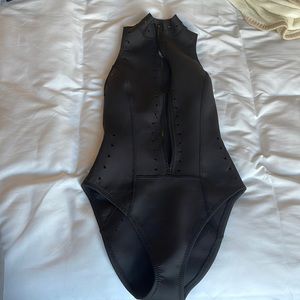 GiGi C one Piece Bikini Worn Once Size XS Black